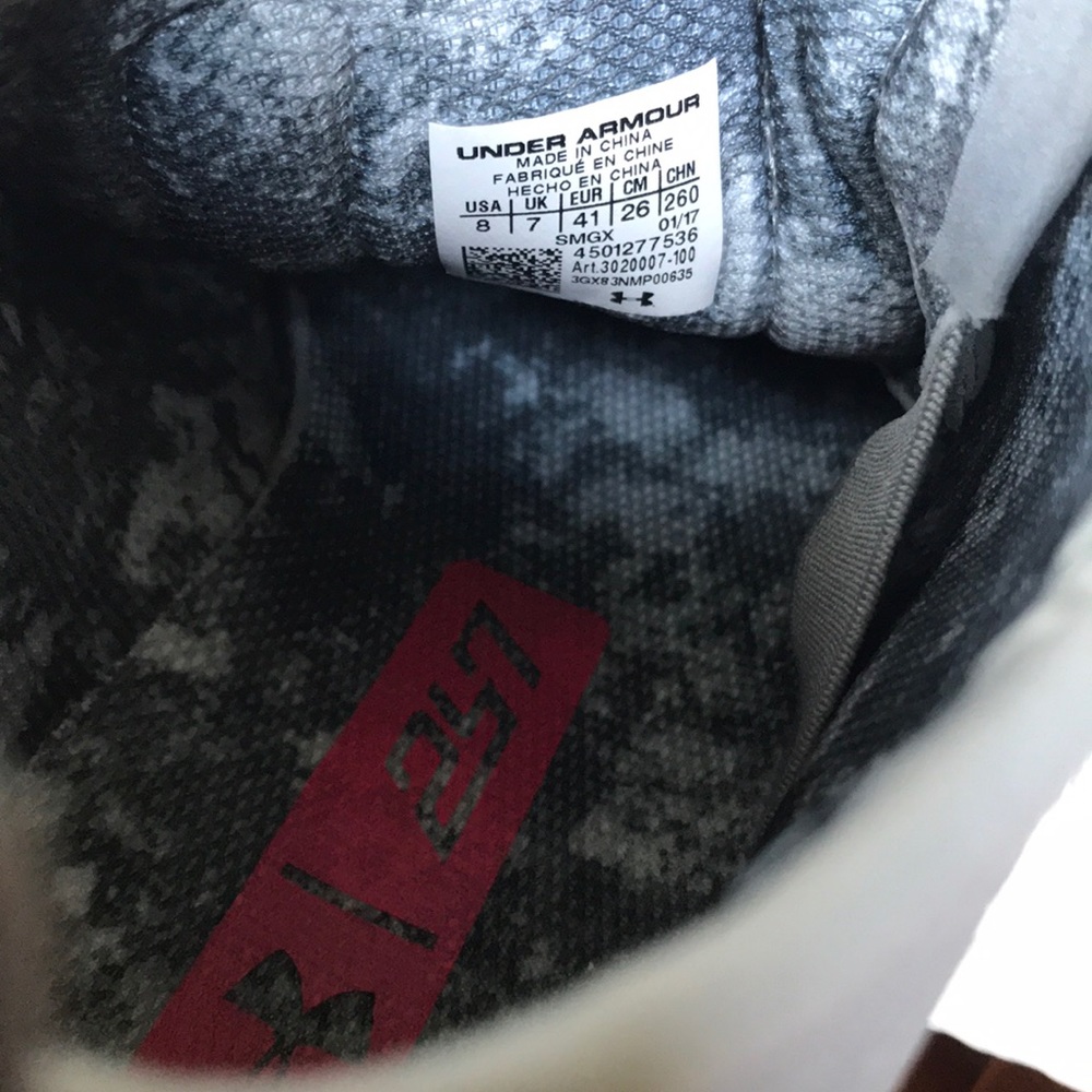 Under Armour men charged mid marble shoes - Picture 7 of 7